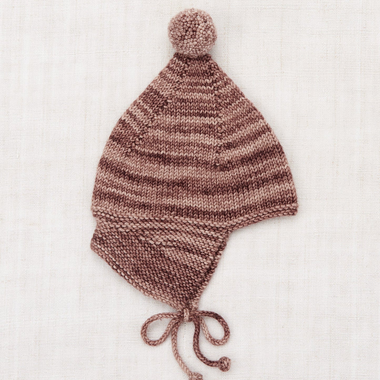 Misha & Puff Baby Pointy Peak Hat - Affogato