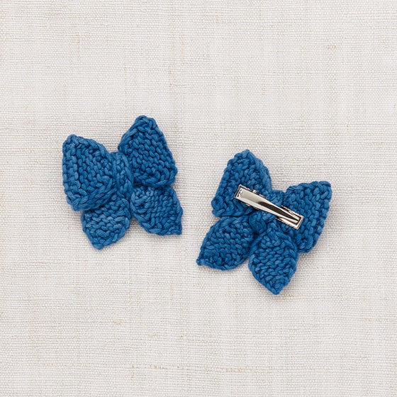 Misha & Puff Baby Puff Bow Set - Holland Blue
