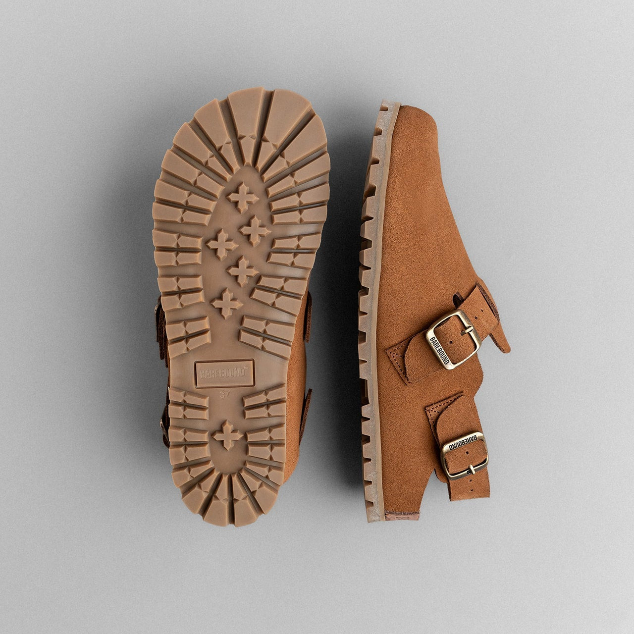 Barebound Adult - Ikaros - Barefoot Clog - Tan Terracotta