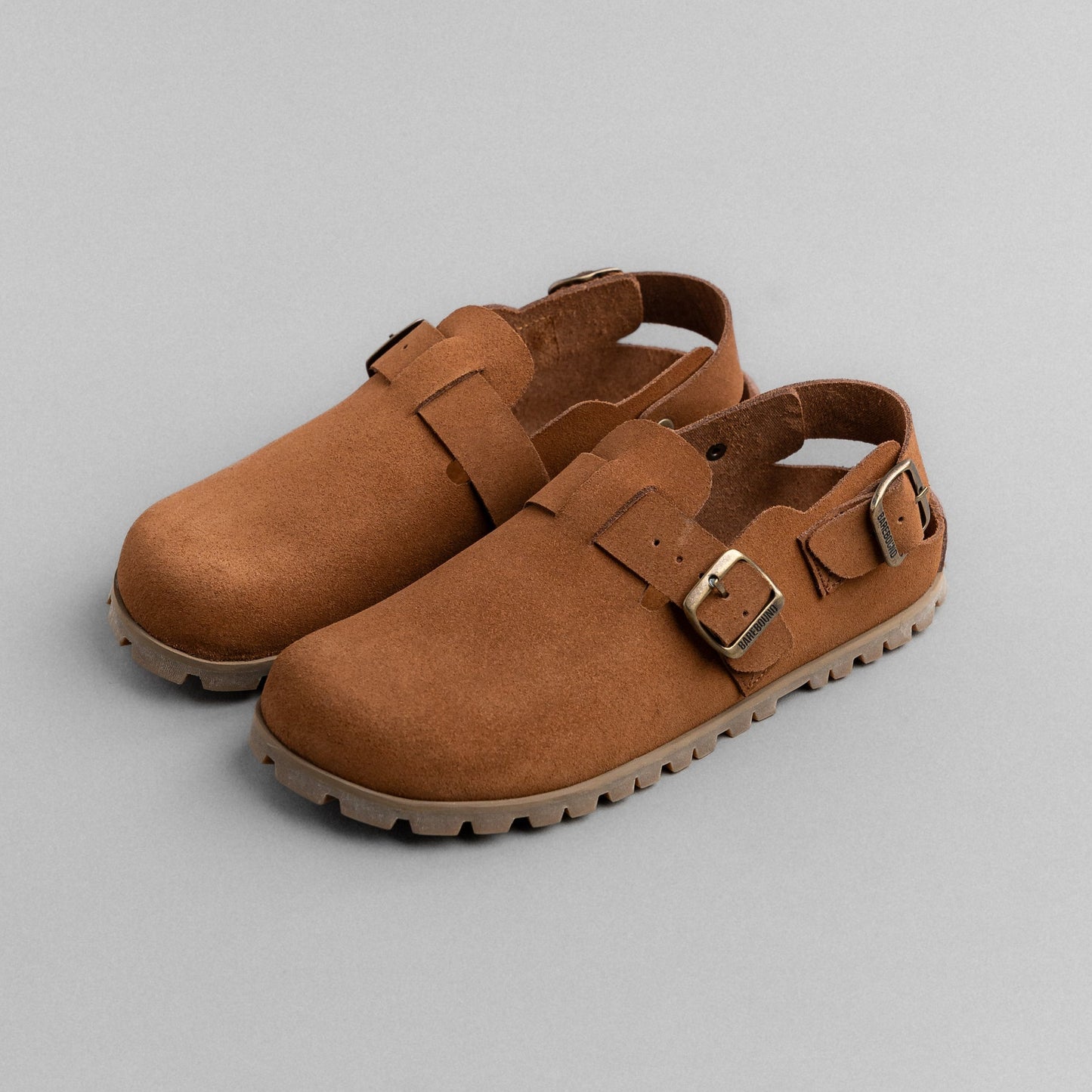 Barebound Adult - Ikaros - Barefoot Clog - Tan Terracotta