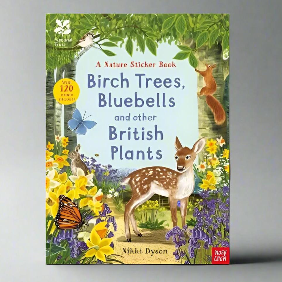 Nosy Crow Bluebells, Birch Trees and Other British Plants, Nature Sticker Book