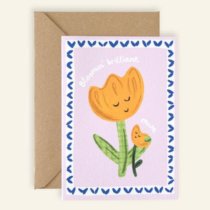 Little Em Emma Alviti Bloomin' Brilliant Mum Card