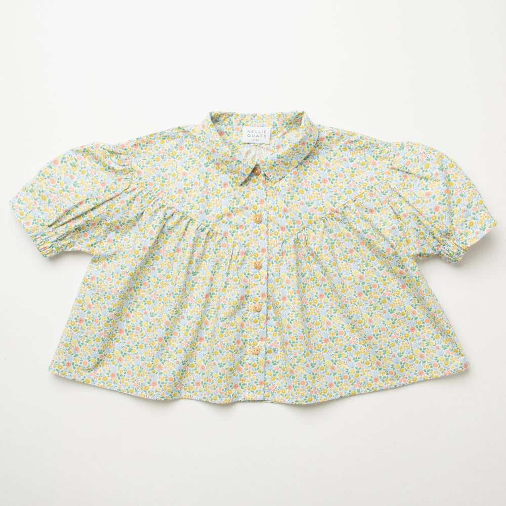 Nellie Quats Duck Duck Goose Blouse - Astrid Niva Liberty Cotton