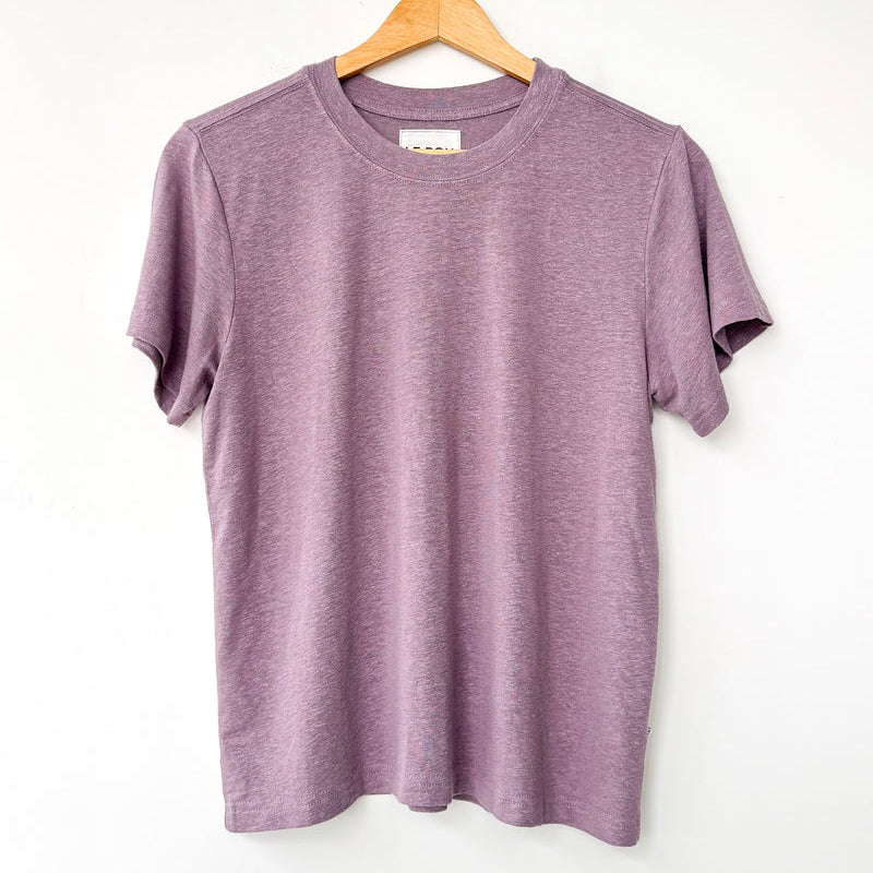 Le Bon Shoppe Women's Bo Linen Blend Tee - Lavender