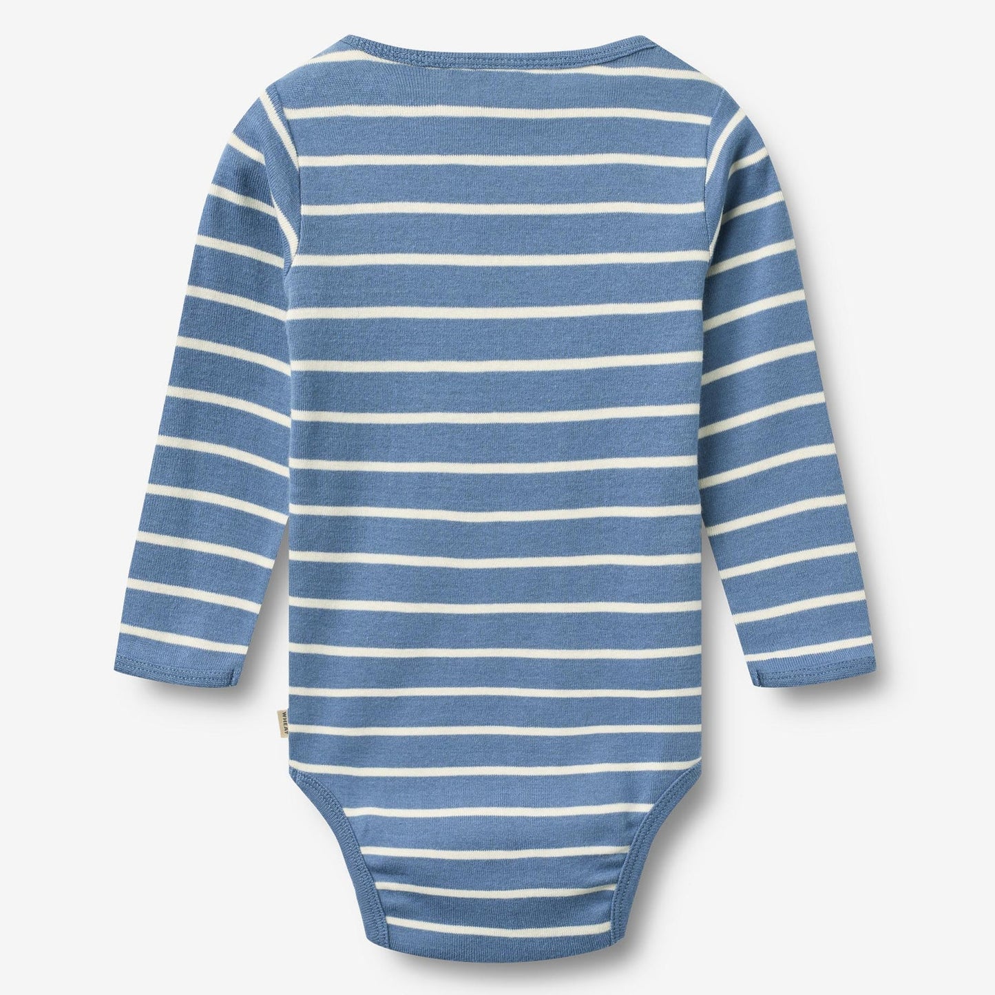 Wheat Clothing Bertie Long Sleeve Bodysuit - Blue Stripe