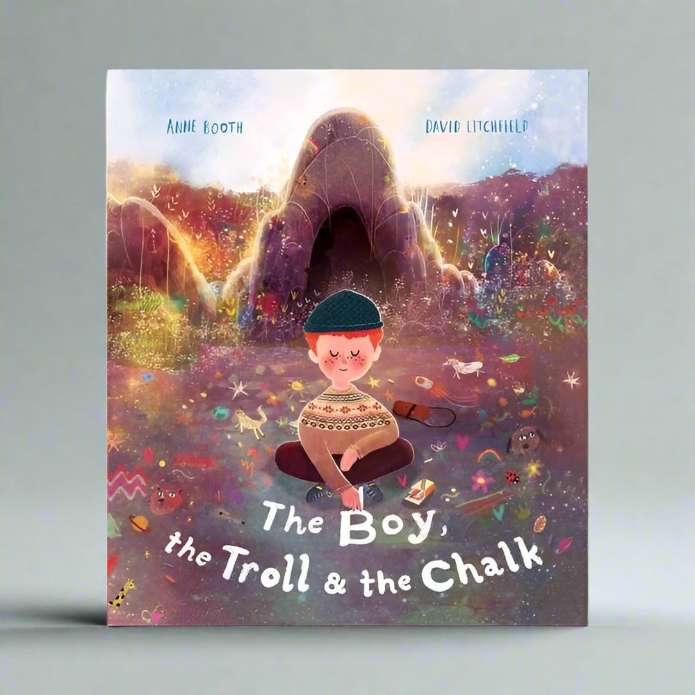 The Boy, the Troll and the Chalk - Anne Booth, David Litchfield