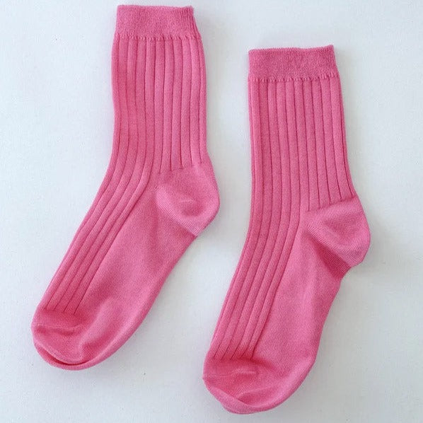 Le Bon Shoppe Women's Her Socks - Bright Pink