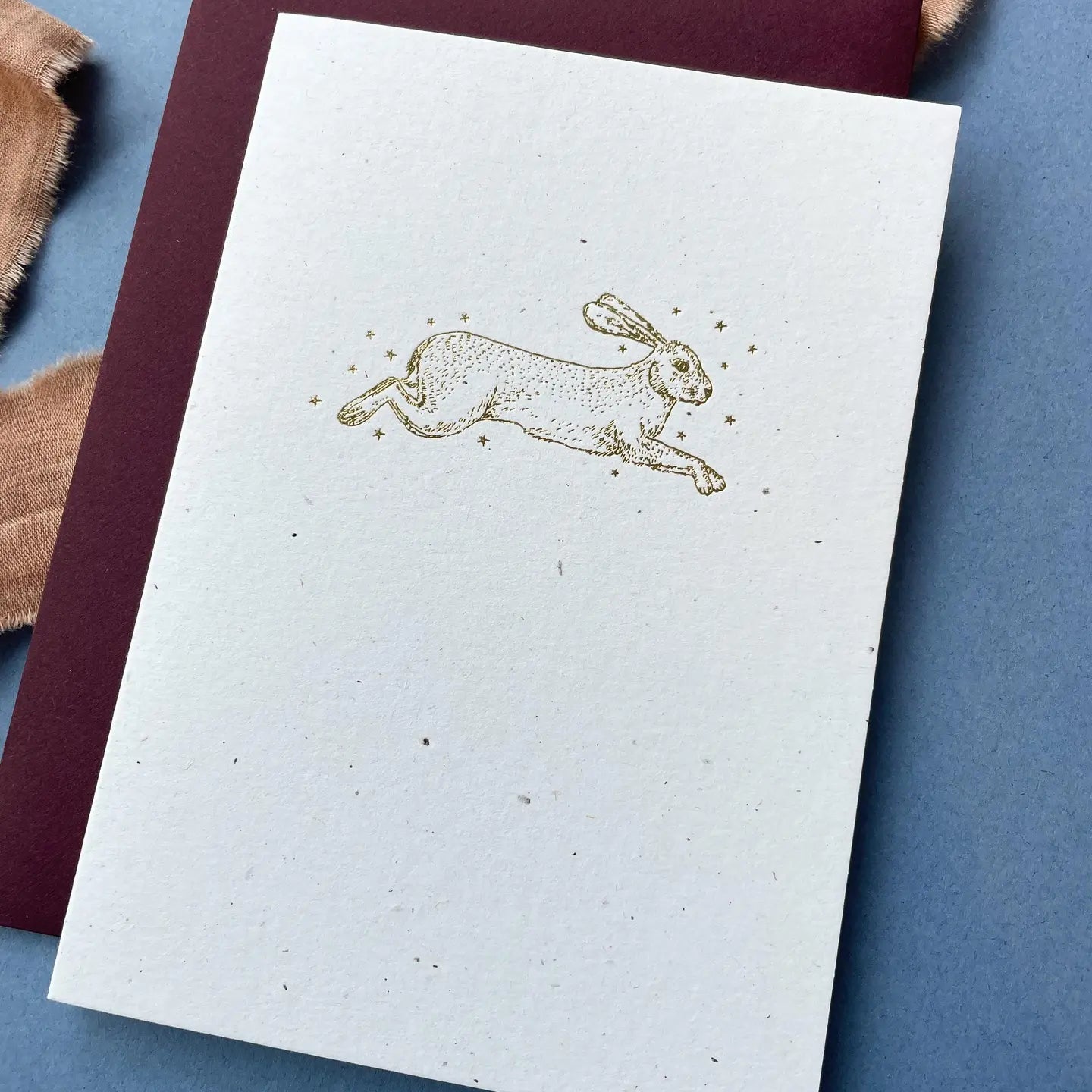 Brittany Davies Illustration Golden Hare Greeting Card