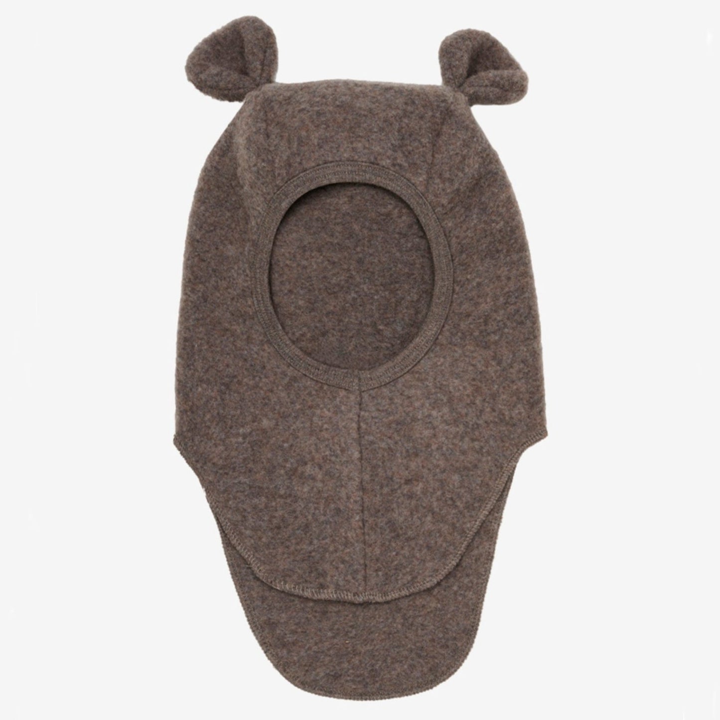 Huttelihut Bear Balaclava Wool Fleece - Brown Melange