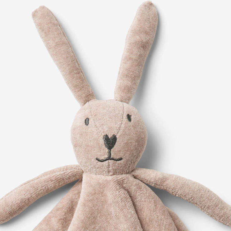 Wheat DK Bunny Baby Lovey - Melange Rose