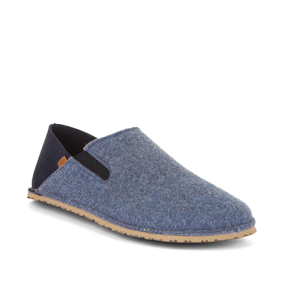 Froddo Adult Barefoot Wool Slippers - Denim Blue