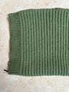 SMALL FOLK Handknits Women's Hand Knitted Ribbed Snood - Pistachio