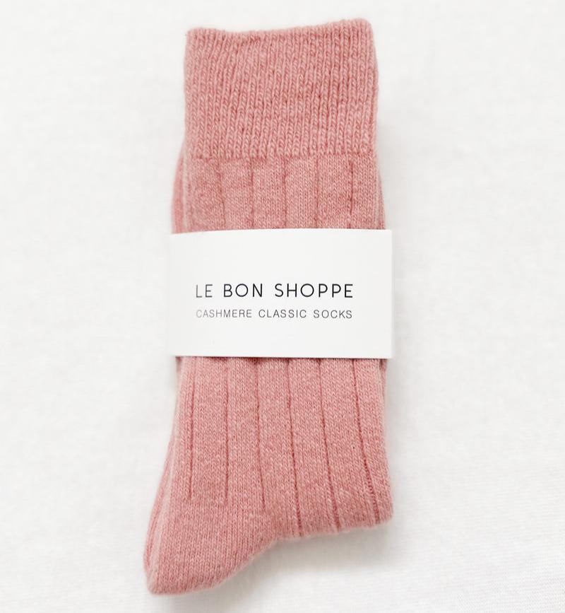 
                      
                        Le Bon Shoppe Women's Classic Cashmere Socks - Rose Petal
                      
                    