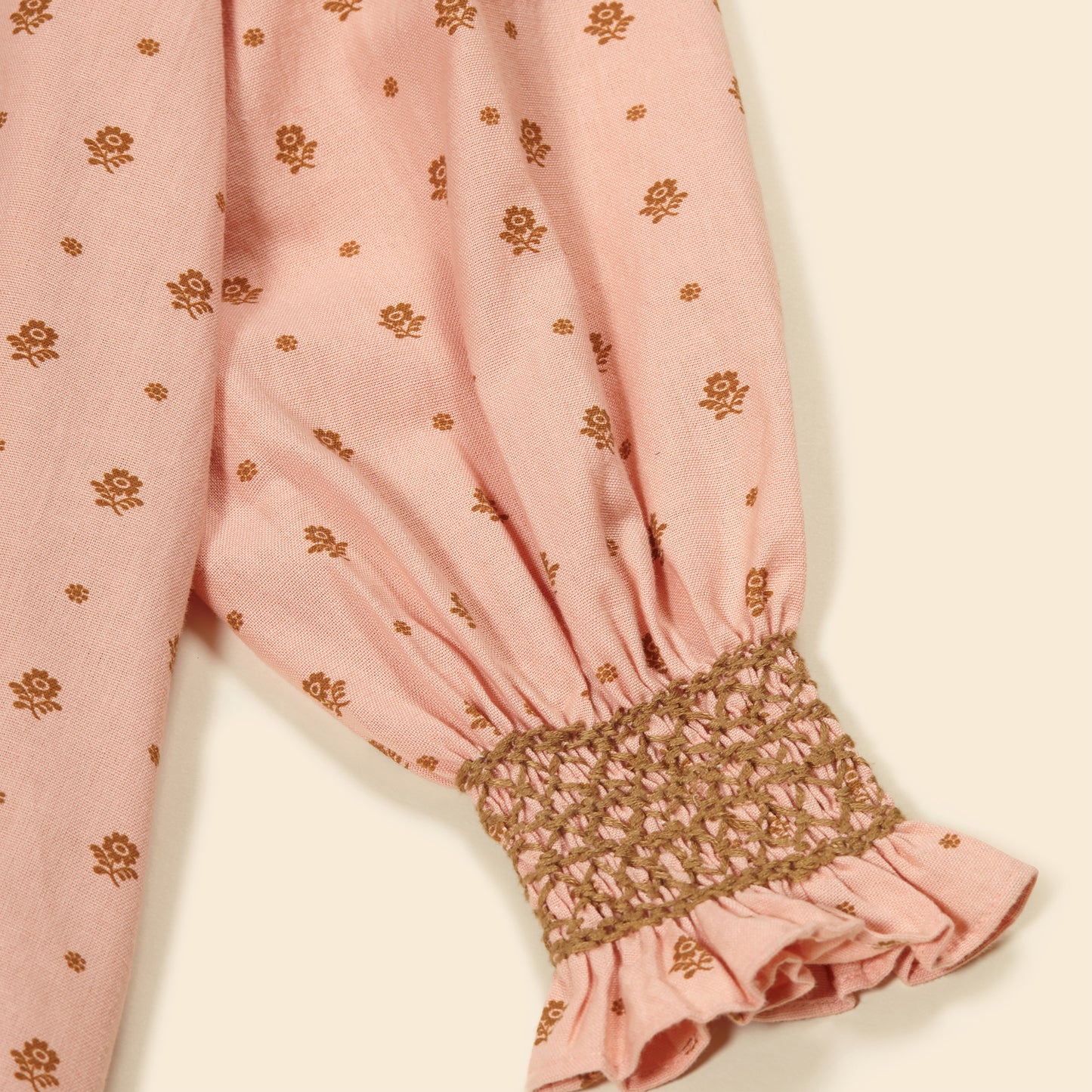 Apolina Cece Smock Dress - Meadow Calico Ribbon