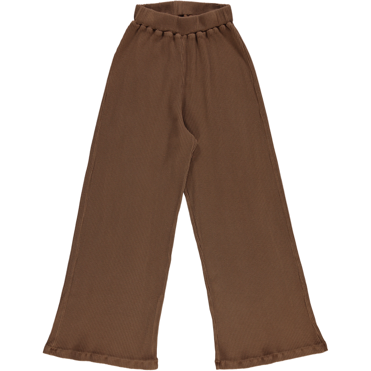 Poudre Organic Women's Coco Ribbed Trousers - Toffee