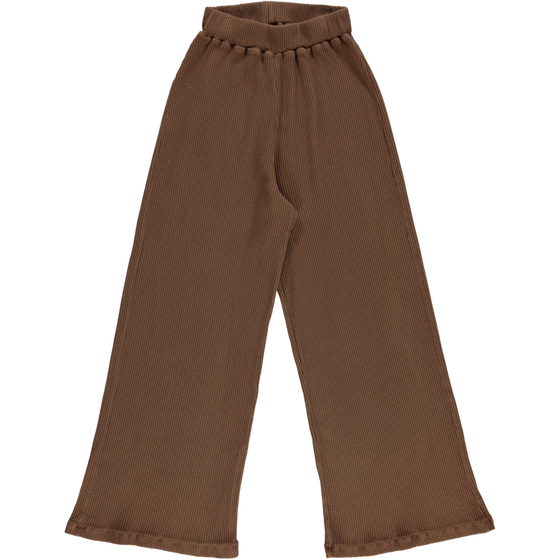 Poudre Organic Women's Coco Ribbed Trousers - Toffee