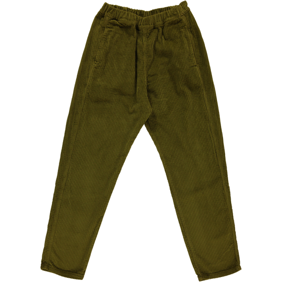Poudre Organic Women's Coquelicot Corduroy Trousers - Fir Green