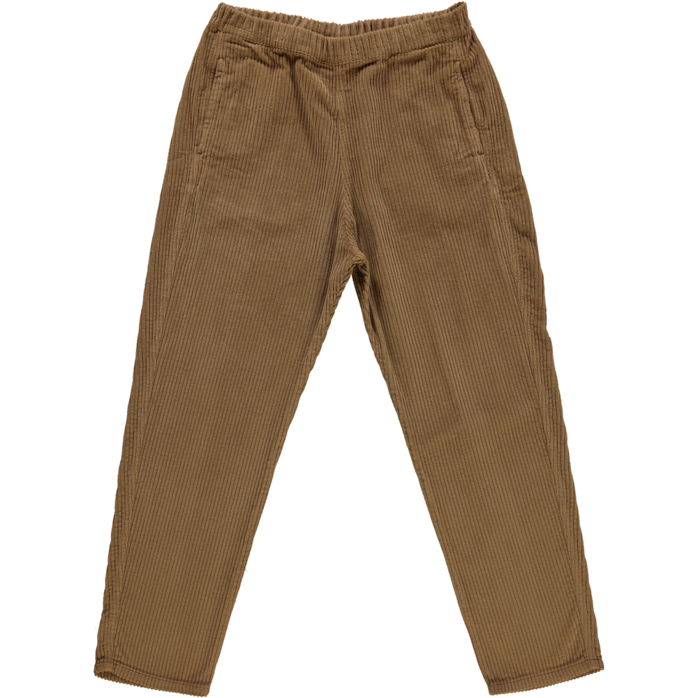 Poudre Organic Women's Coquelicot Corduroy Trousers - Dull Gold