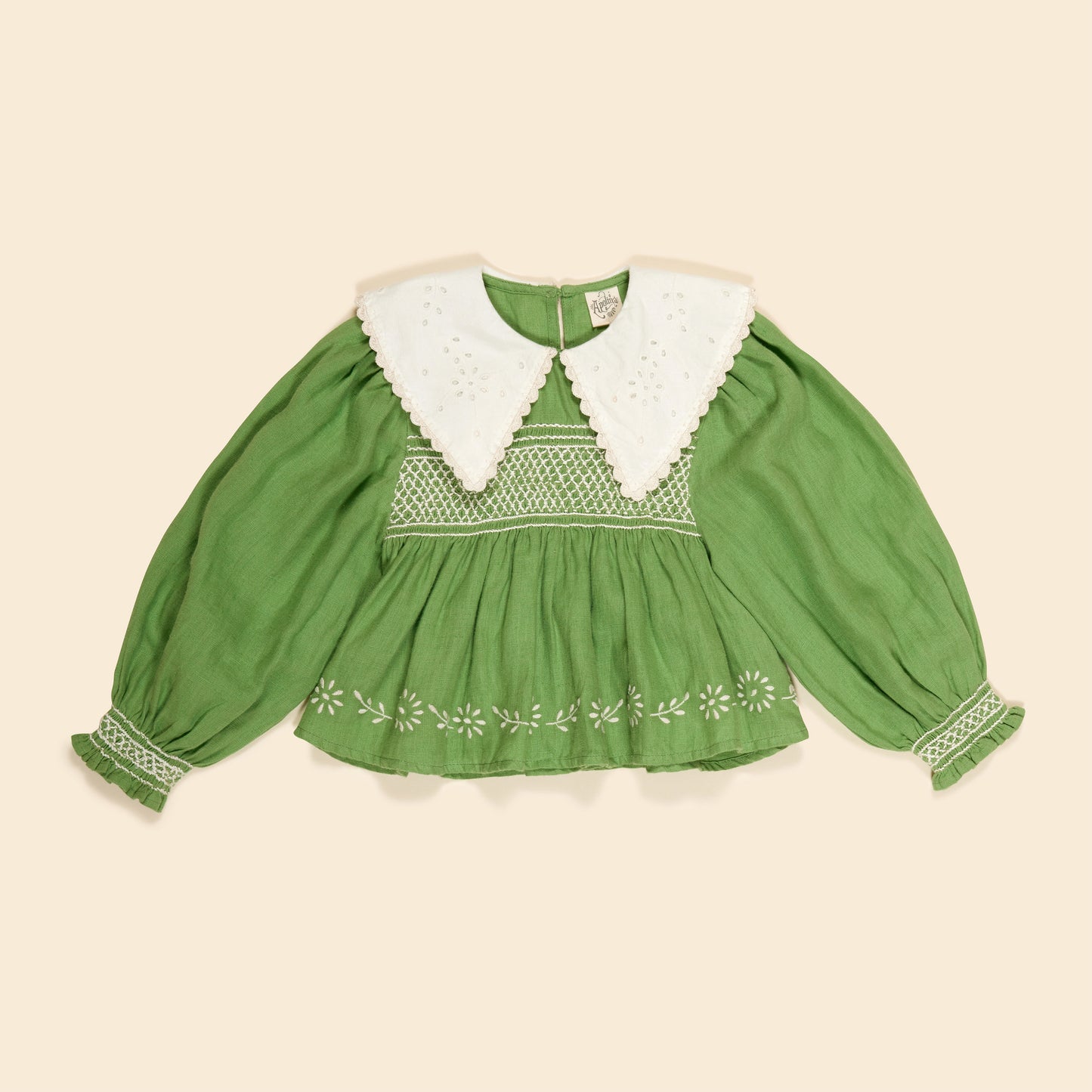 Apolina Cornelia Blouse - Retro Green