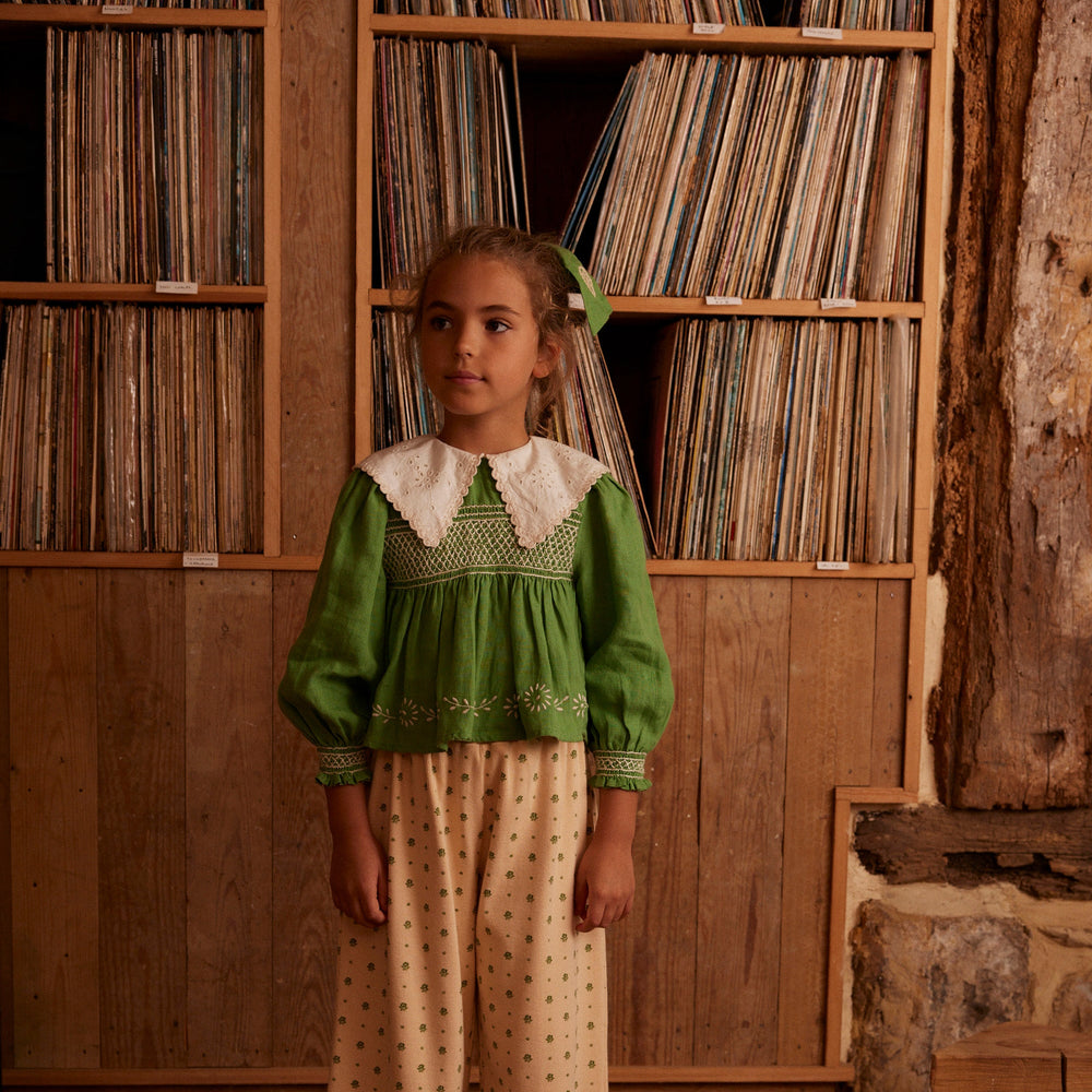 
                  
                    Apolina Cornelia Blouse - Retro Green
                  
                