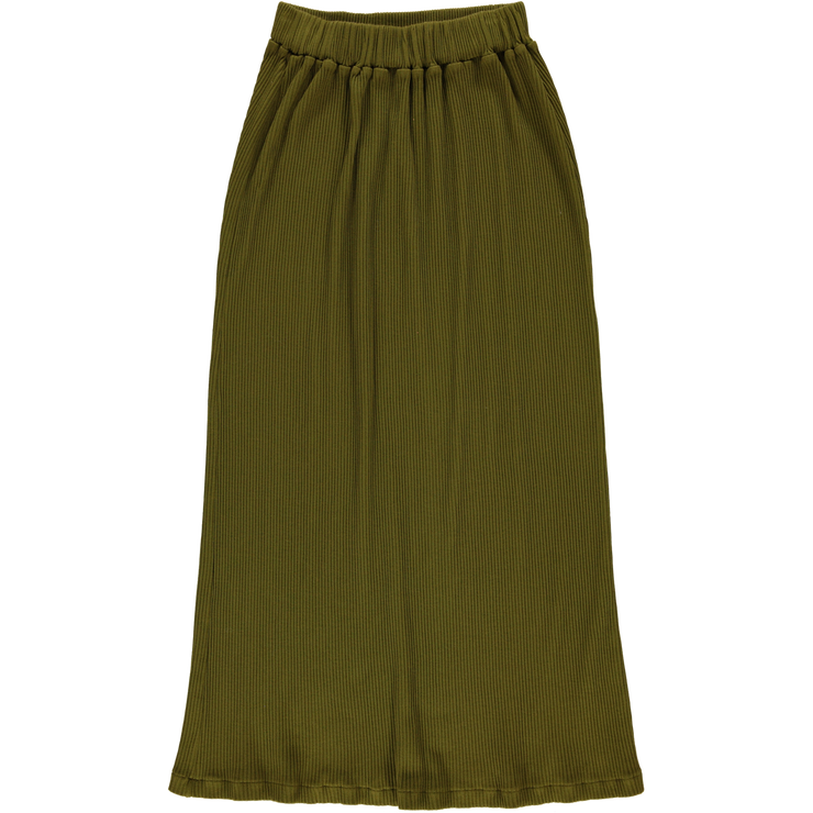 
                      
                        Poudre Organic Women's Cosmos Long Ribbed Skirt - Fir Green
                      
                    