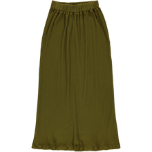  Poudre Organic Women's Cosmos Long Ribbed Skirt - Fir Green