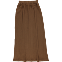  Poudre Organic Women's Cosmos Long Ribbed Skirt - Toffee