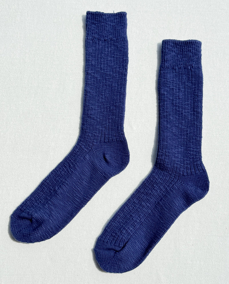 
                  
                    Le Bon Shoppe Women's Cottage Socks - Navy
                  
                