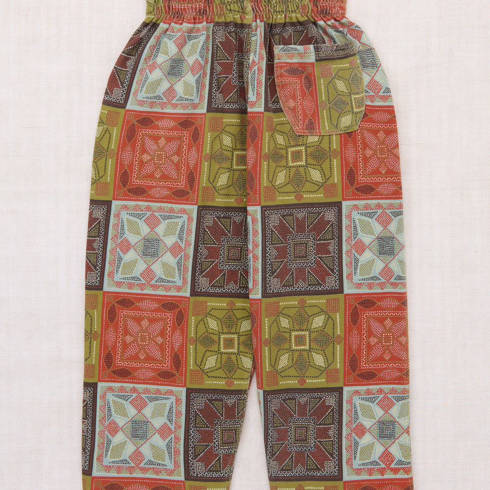 Misha & Puff Camp Pant - Chili Spice Cross Stitch