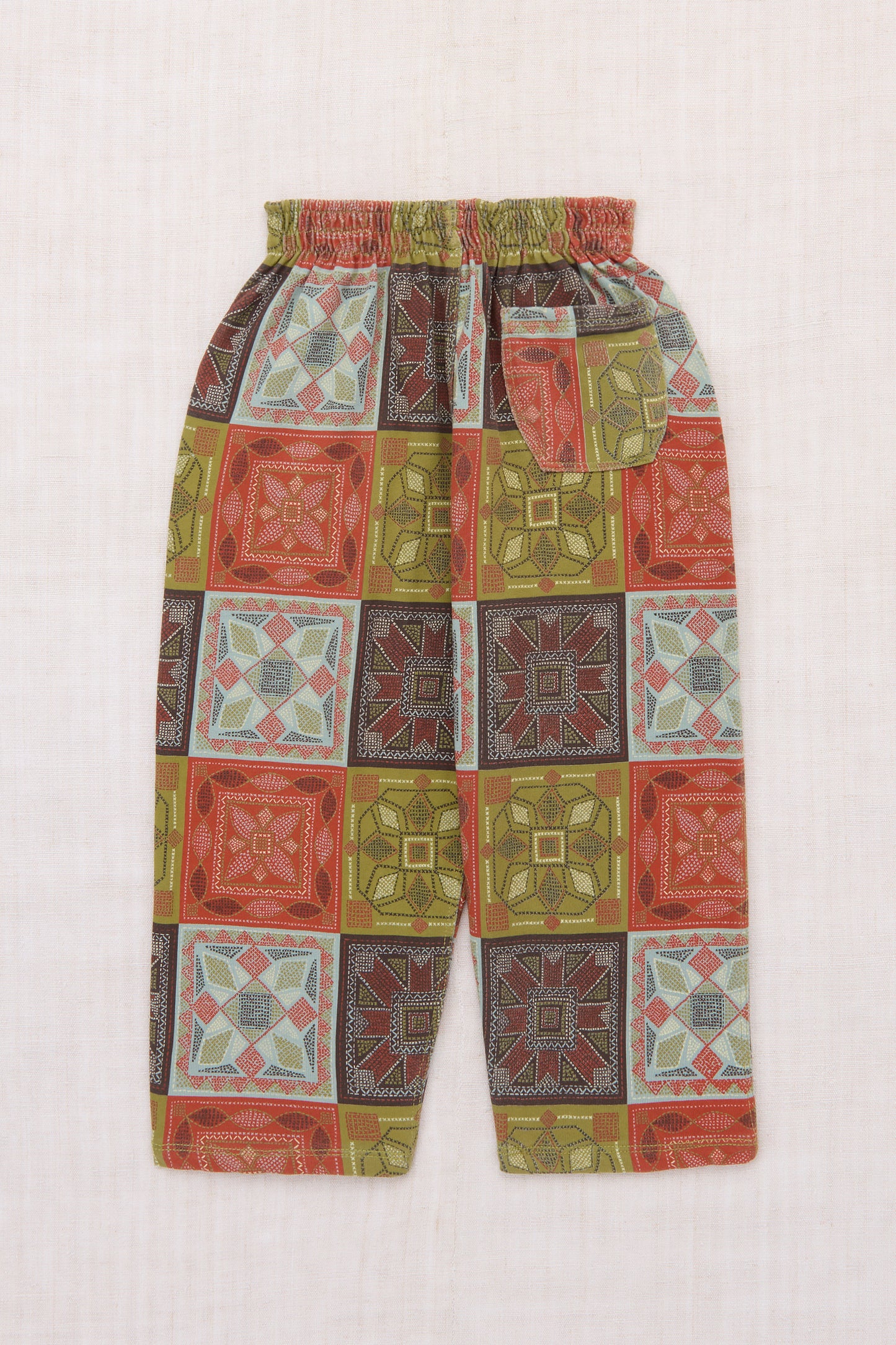 Misha & Puff Camp Pant - Chili Spice Cross Stitch