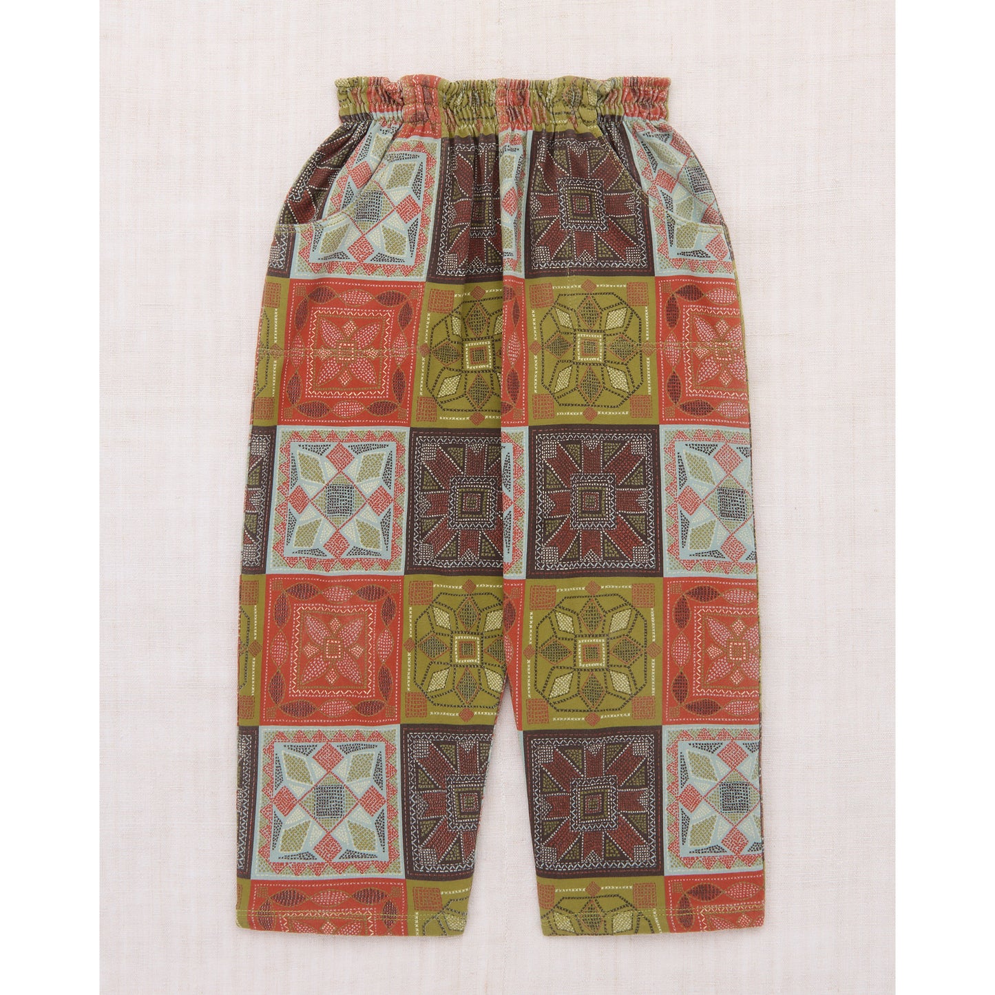 Misha & Puff Camp Pant - Chili Spice Cross Stitch