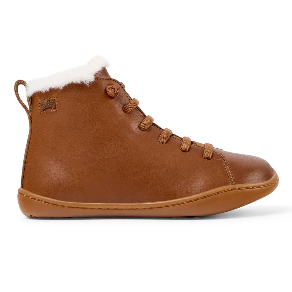 Camper Peu Lined Boots - Tan