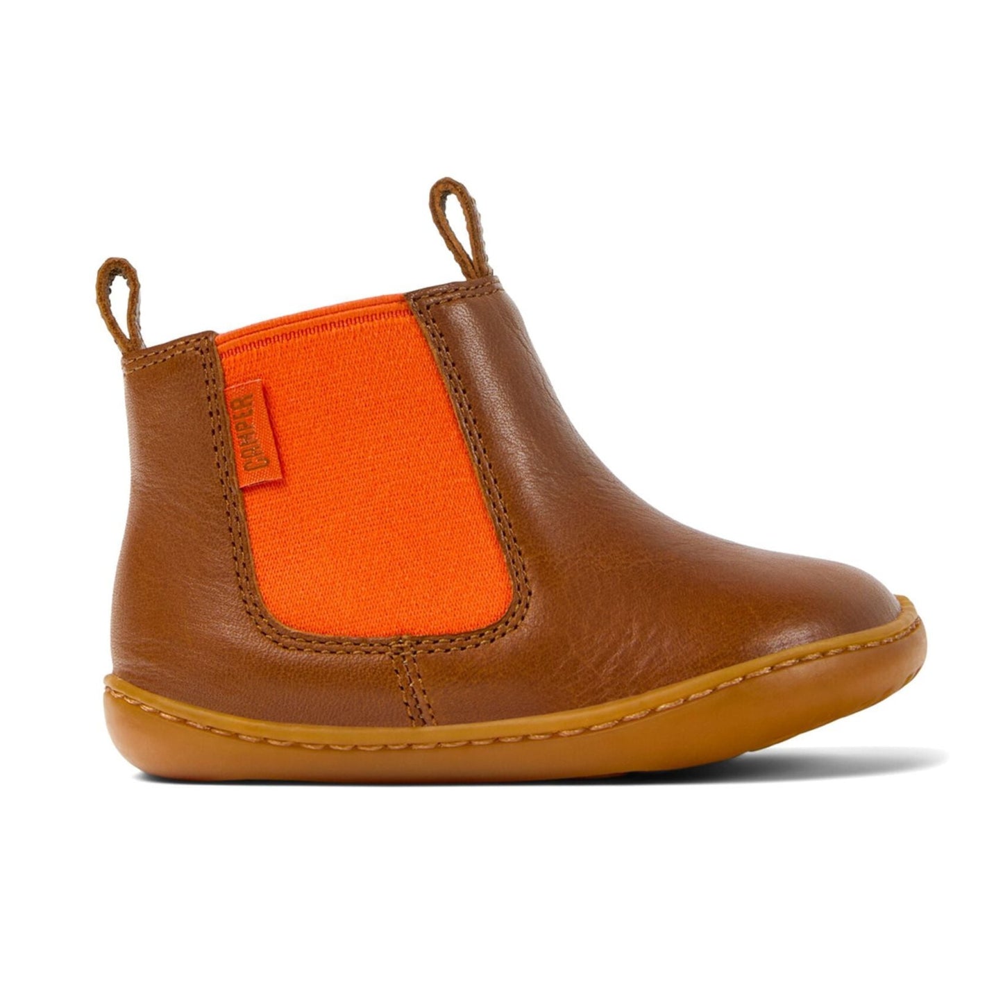 Camper Peu Chelsea Boots - Tan Brown