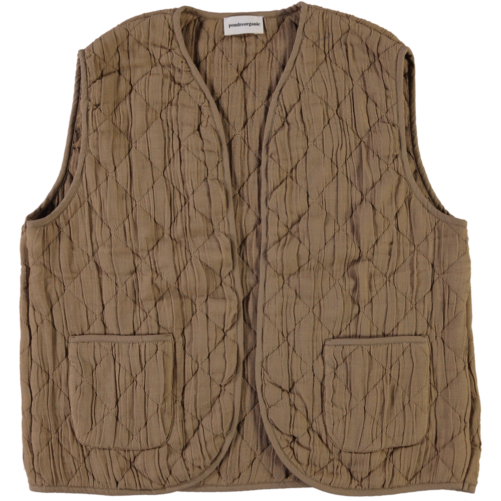 Poudre Organic Women's Cercis Vest - Dull Gold