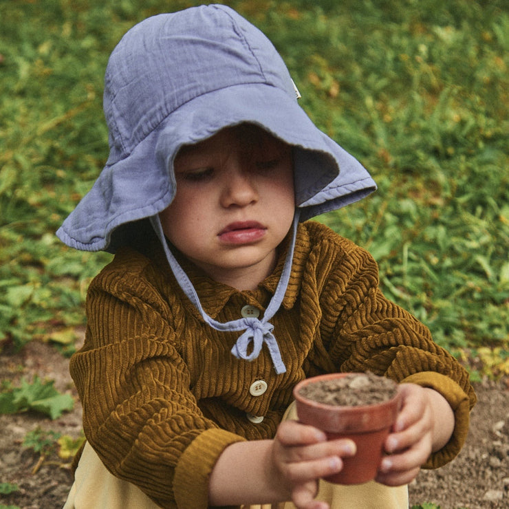 Poudre organic pivoine sun hat poudre organic childrens clothing SS24