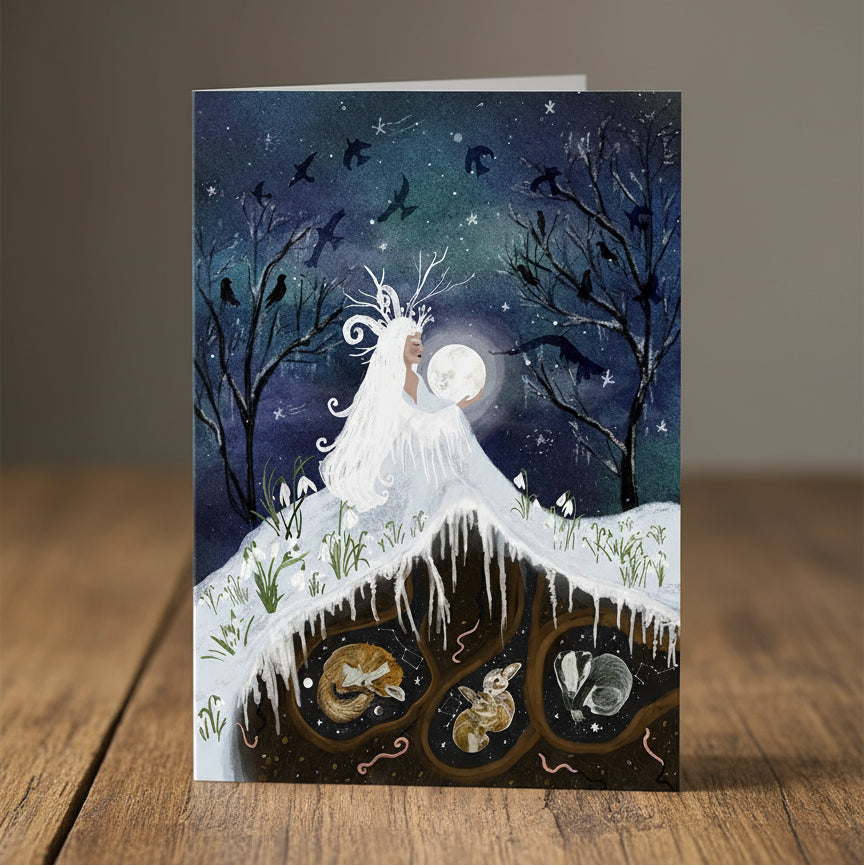 Metta & Magic Chione Luxury Handmade Greeting Card