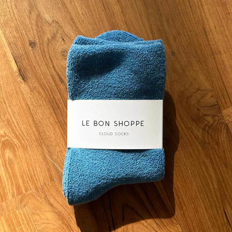 Le Bon Shoppe Women's Cloud Socks - Cerulian