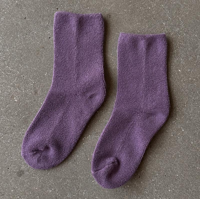 
                  
                    Le Bon Shoppe Women's Cloud Socks - Plum
                  
                