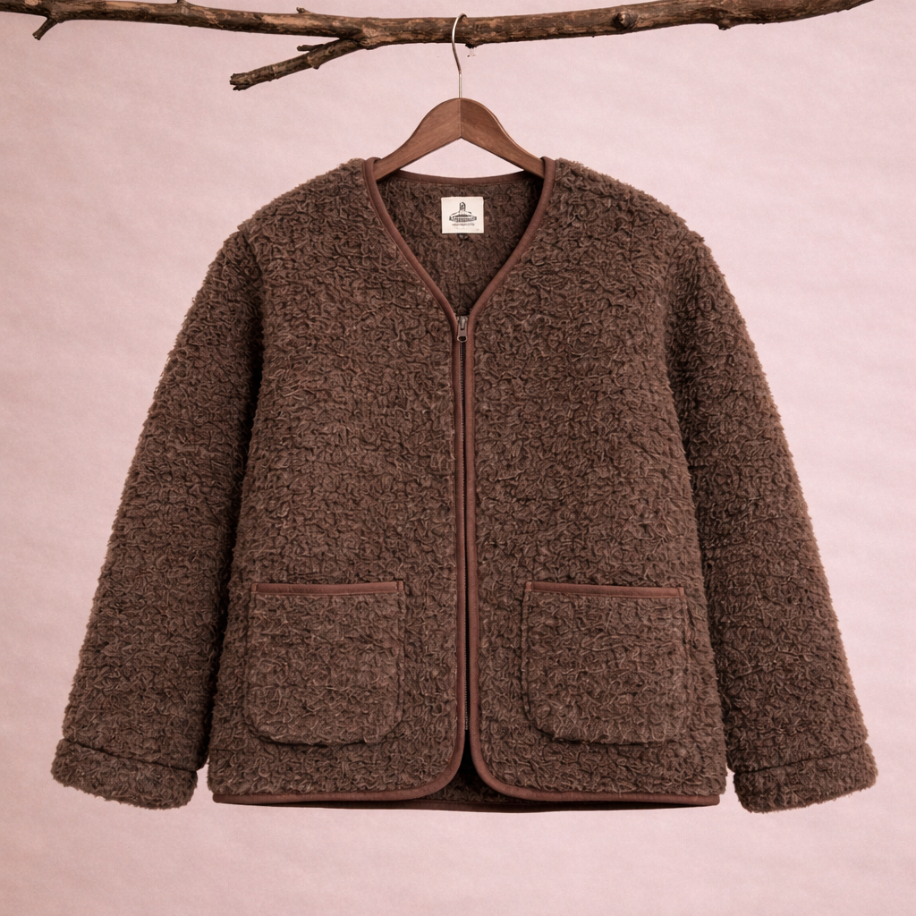 Coldbreaker Adult Nordeen Wool Jacket - Medium Brown