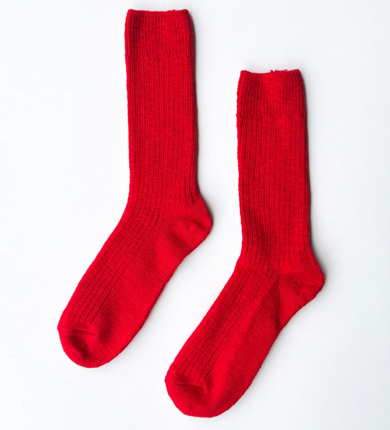 Le Bon Shoppe Women's Cottage Socks - Chili