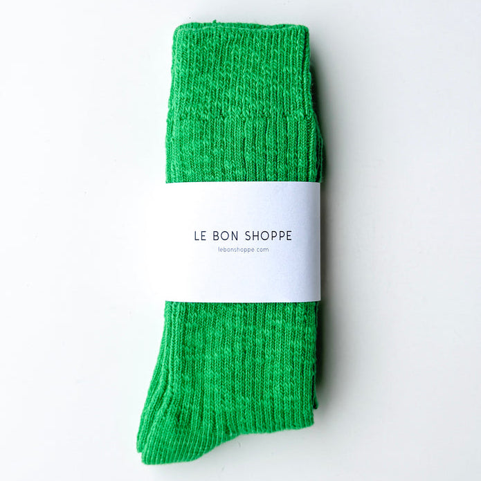 Le Bon Shoppe Women's Cottage Socks - Spring Green