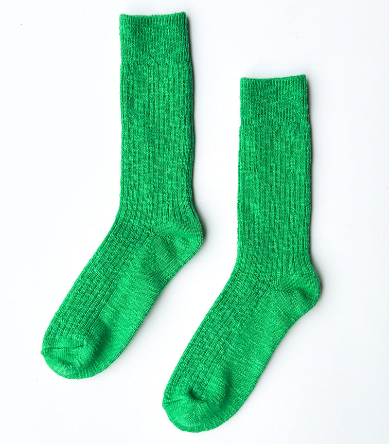 Le Bon Shoppe Women's Cottage Socks - Spring Green