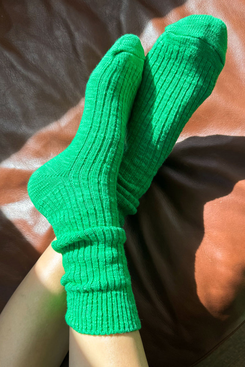 Le Bon Shoppe Women's Cottage Socks - Spring Green