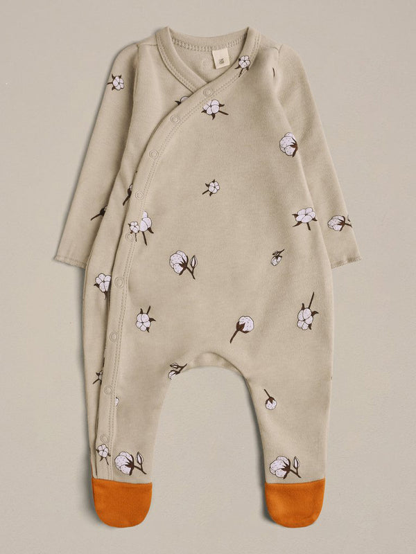 Cottonfield Romper Suit w/ Contrast Feet