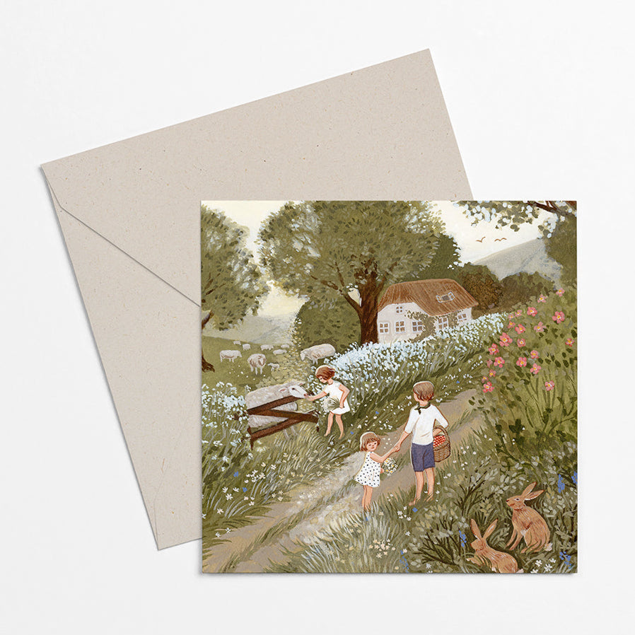Robin Pieterse Cow Parsley Greeting Card