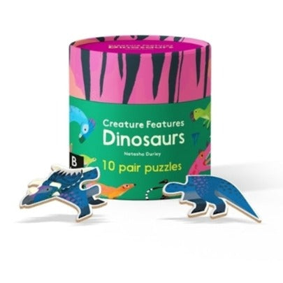 Big Picture Press Jigsaw Creature Features: Dinosaurs Pair