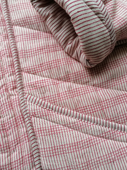 
                      
                        Cotton Conscious Women's Quilted Kimono Jacket - Pink Check
                      
                    