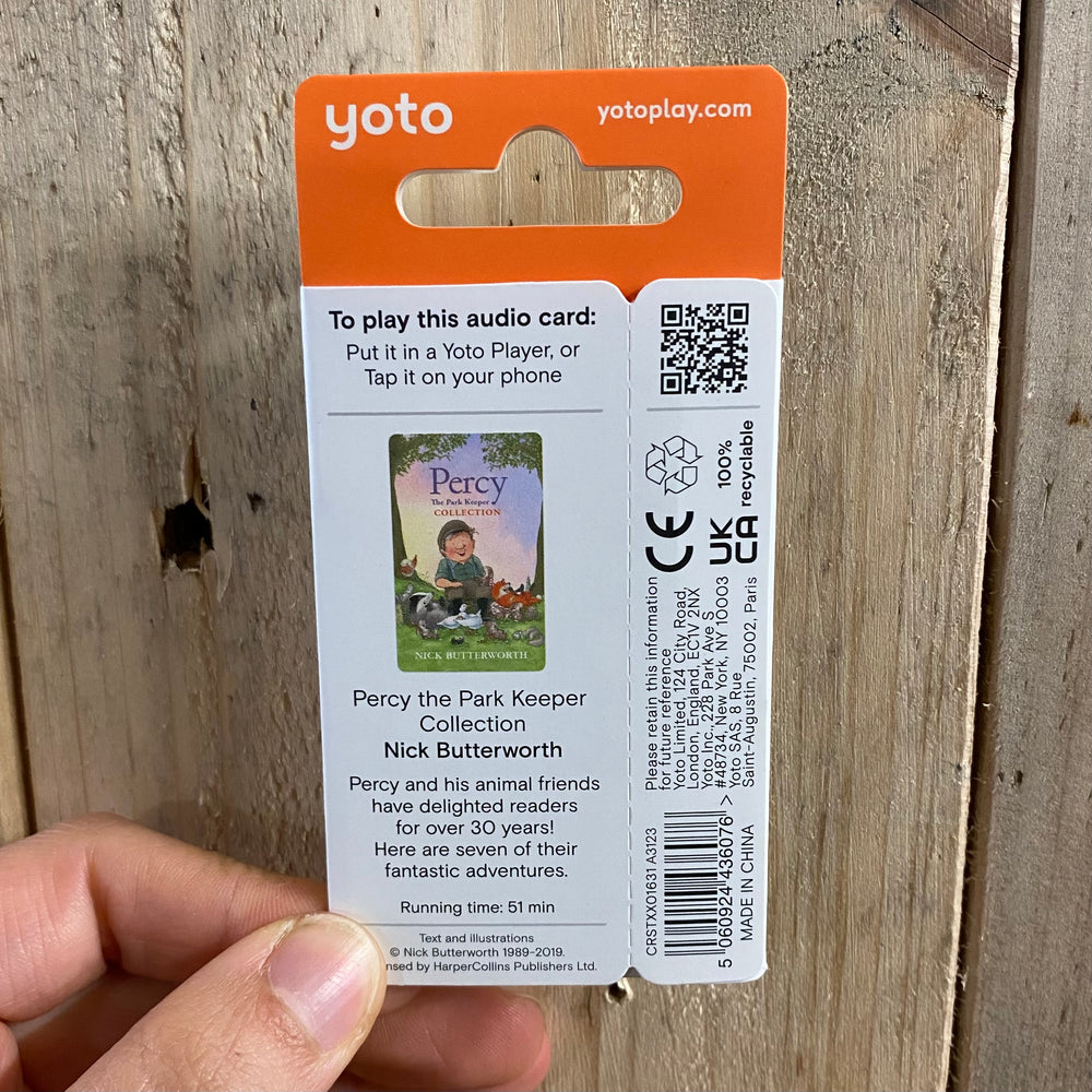 
                      
                        Yoto Percy The Park Keeper Collection Yoto Card
                      
                    