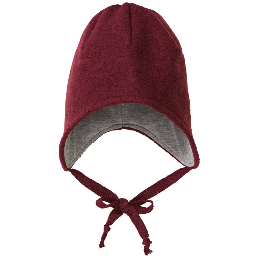 Disana Natur Boiled Wool Hat - Cassis