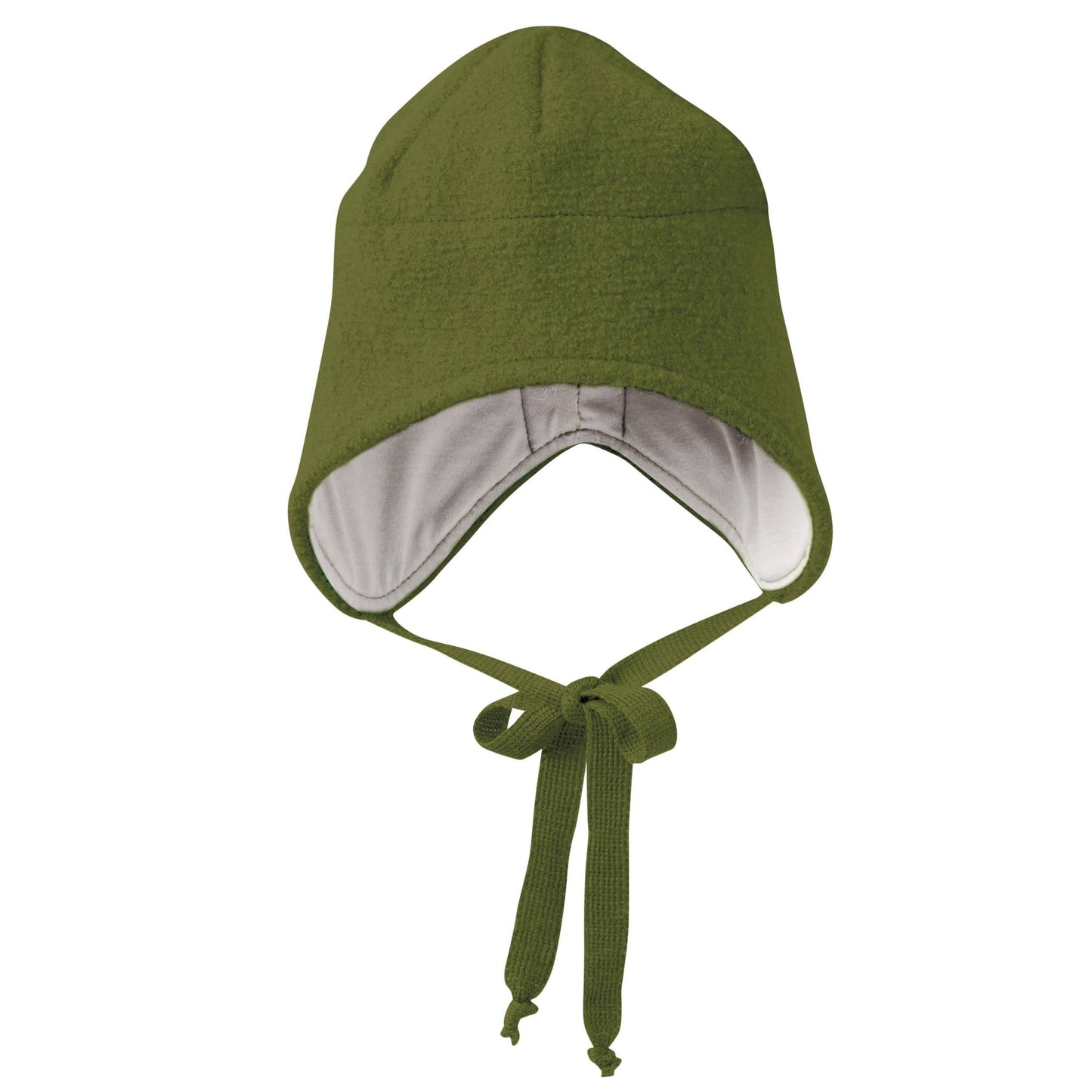 Disana Natur Boiled Wool Hat - Olive